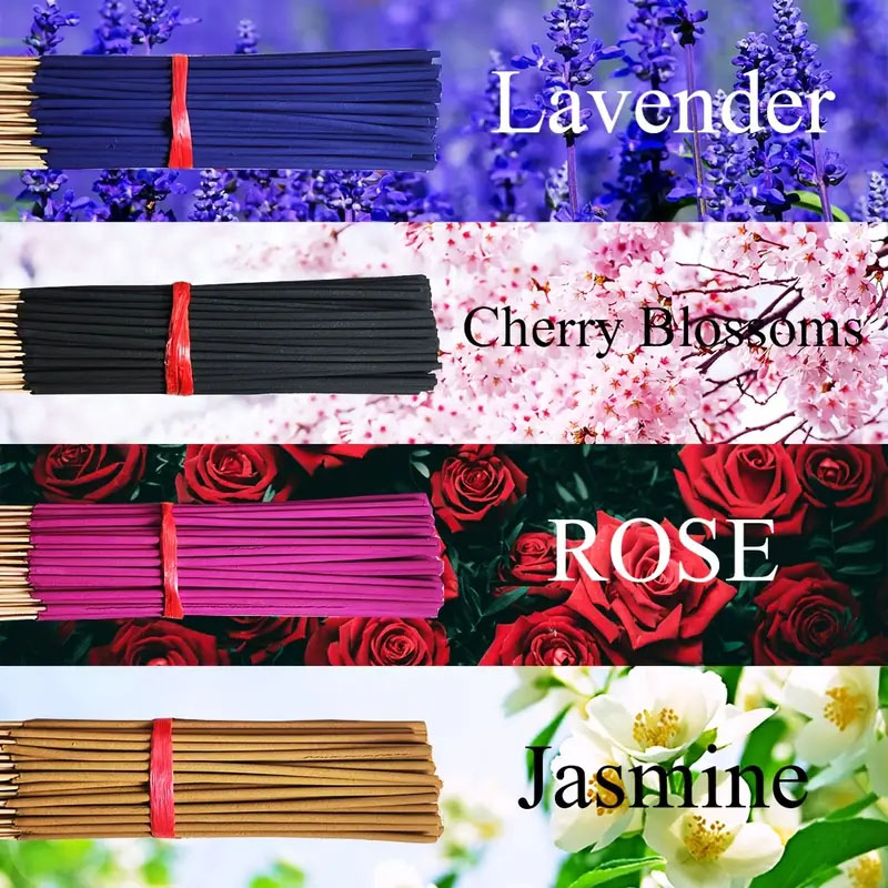 Home Fragrance Jasmine - 80/200 bastoncini di incenso naturale: decorazioni