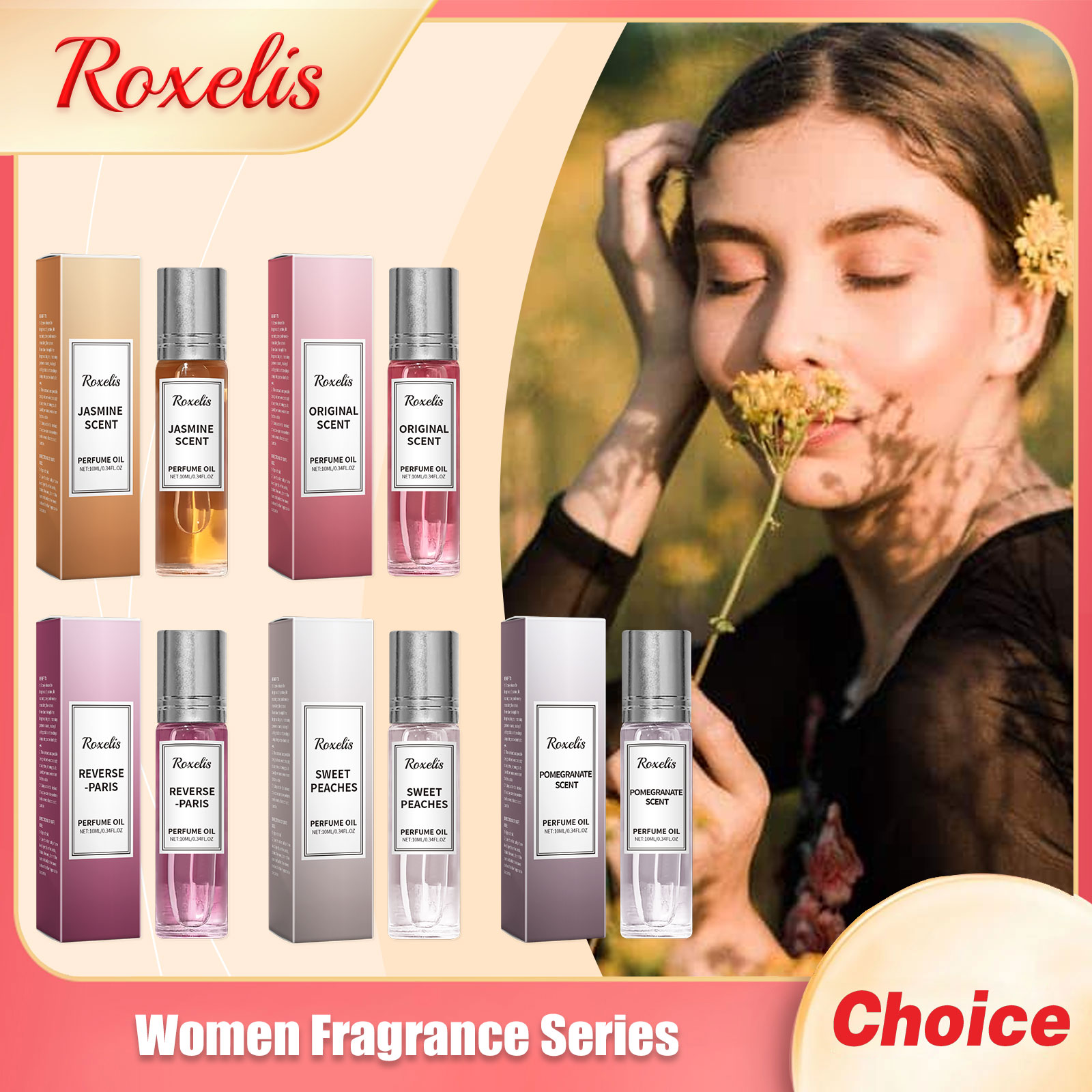 Home Fragrance Jasmine - Profumo con Feromoni per Donne, Serie