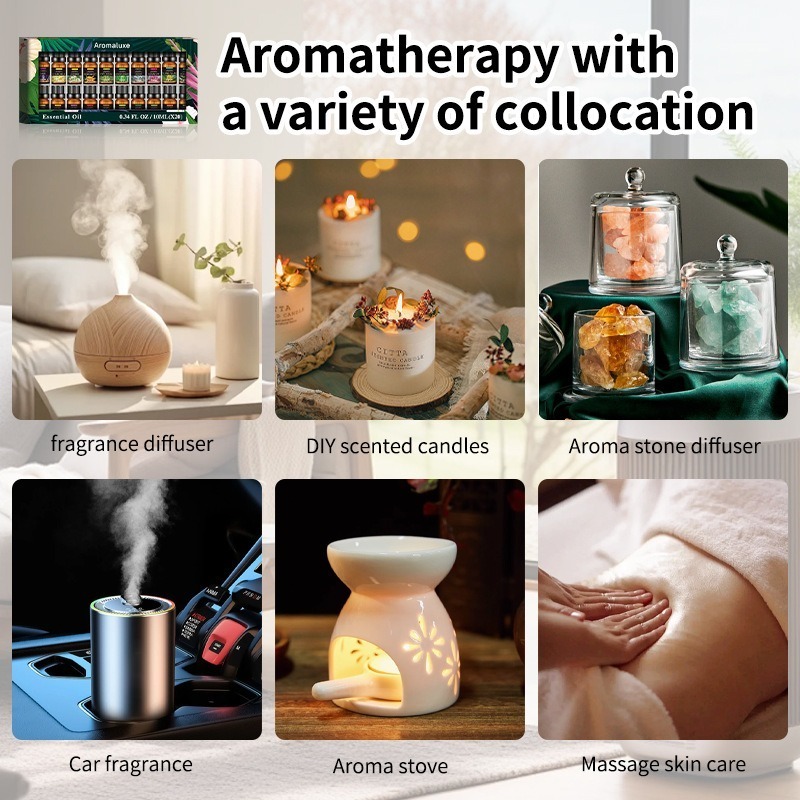 Set di 20 Oli Essenziali per A - Home Fragrance Jasmine Diffuser recensione e prezzo